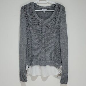 CALVIN Klein small grey long sleeve sweater